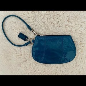 Mini coach wristlet purse
